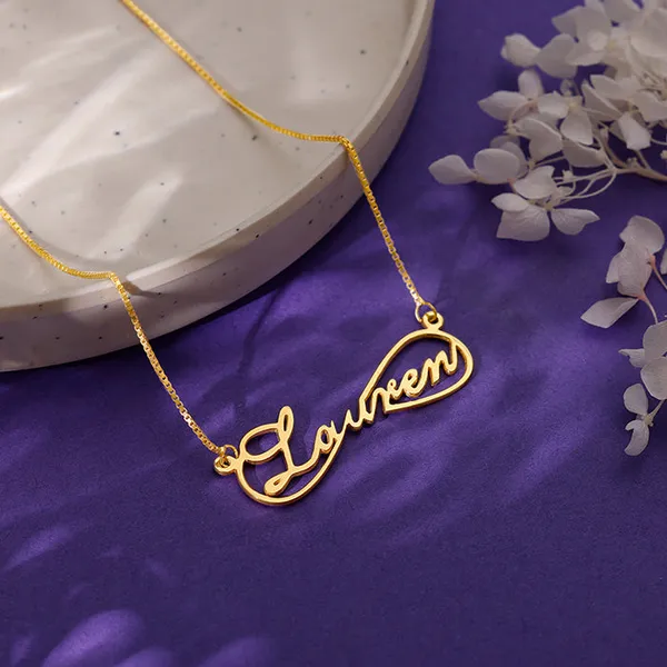 Golden_Personalised_Infinite_Promises_Pendant