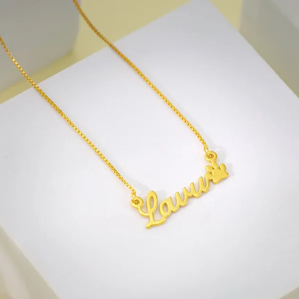 Golden_Personalised_Dog_Lover_Necklace
