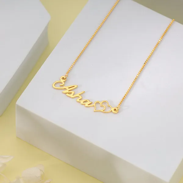 Golden_Personalised_Dual_Heart_Necklace