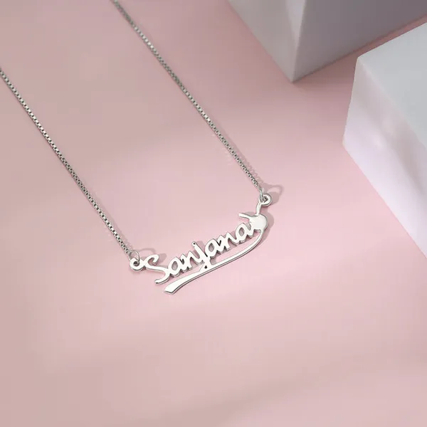 Silver_Personalised_Bunny_Necklace