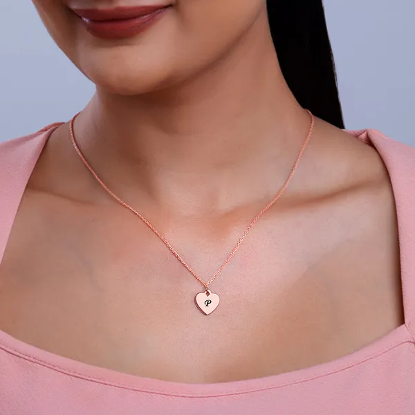 Rose_Gold_Personalised_Heart_Initial_Pendant_With_Link_Chain