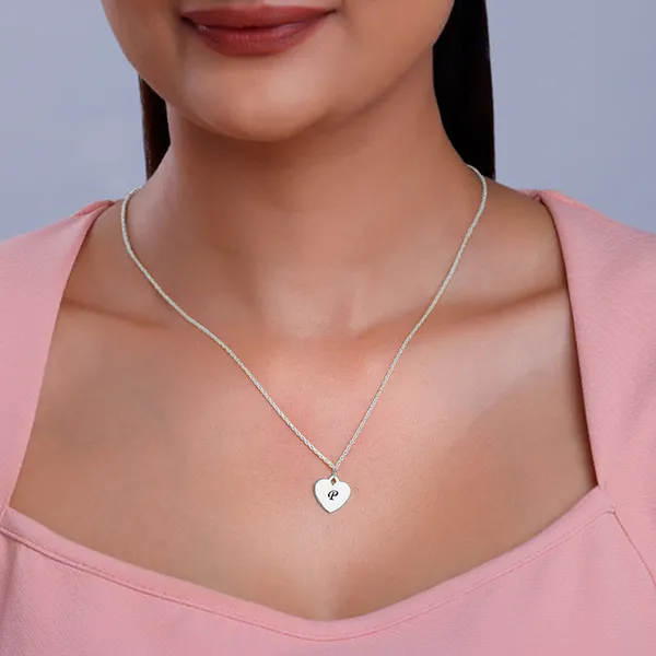 Silver_Personalised_Heart_Initial_Pendant_With_Link_Chain