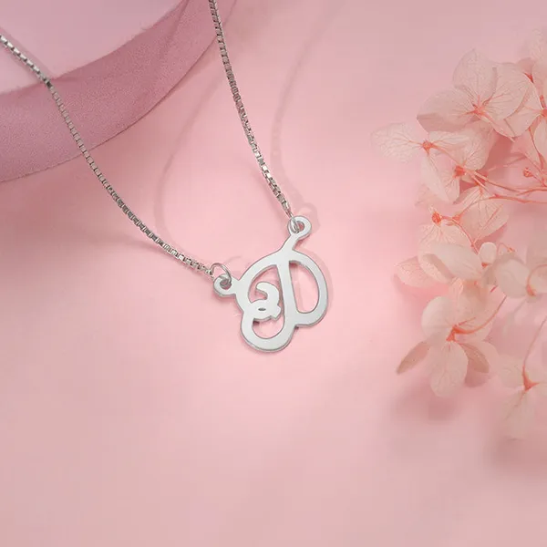 Silver_Personalised_Cursive_Initial_Necklace