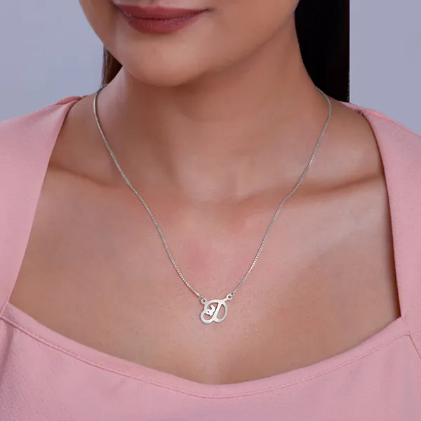 Silver_Personalised_Cursive_Initial_Necklace