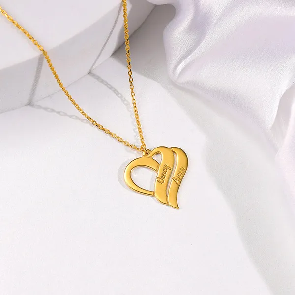 Golden_Personalised_Name_Heart_Duo_Pendant_With_Link_Chain