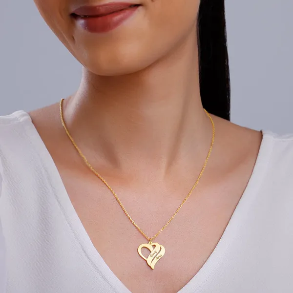 Golden_Personalised_Name_Heart_Duo_Pendant_With_Link_Chain
