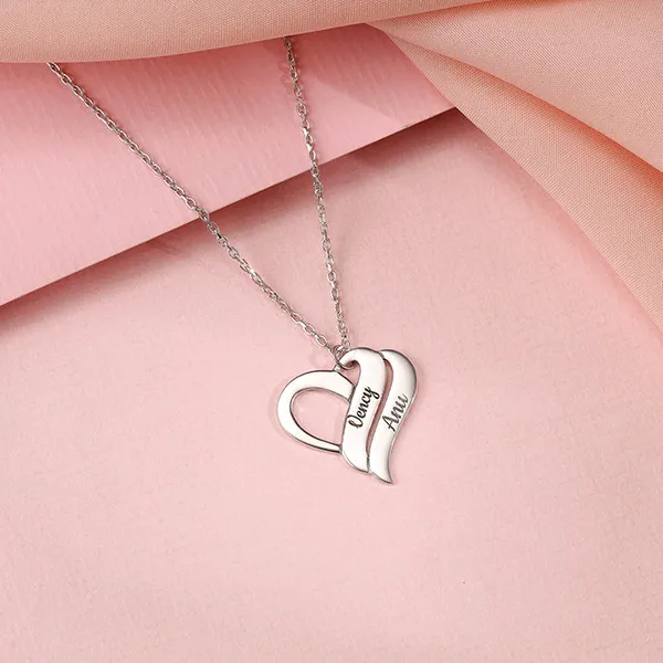 Silver_Personalised_Name_Heart_Duo_Pendant_With_Link_Chain