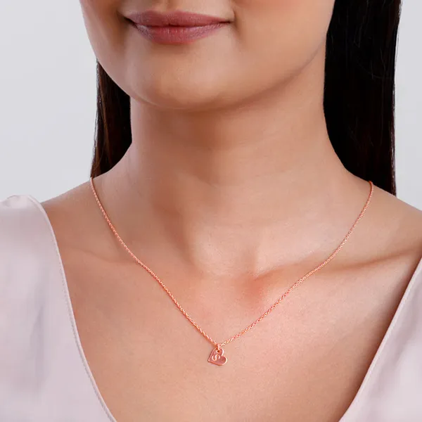 Rose_Gold_Personalised_Shy_Heart_Pendant