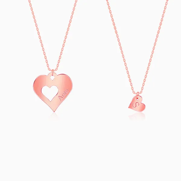 Rose_Gold_Personalised_Shy_Heart_Pendant