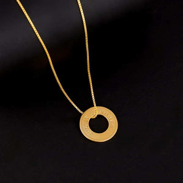Golden_Personalised_Circular_Pendant_For_Him