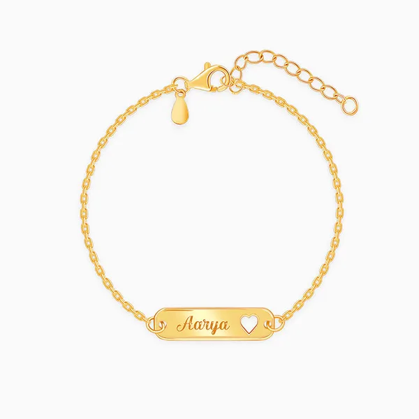 Golden_Personalised_Cosy_Heart_Bracelet