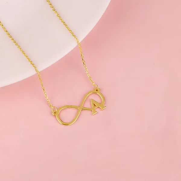 Golden_Personalised_Infinity_Initial_Necklace