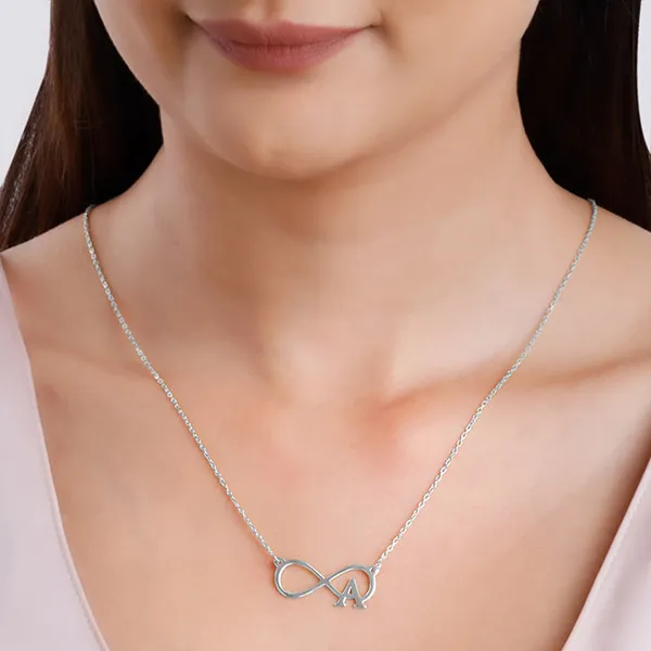 Silver_Personalised_Infinity_Initial_Necklace