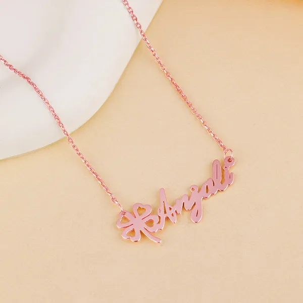 Rose_Gold_Personalised_Serendipity_Clover_Necklace