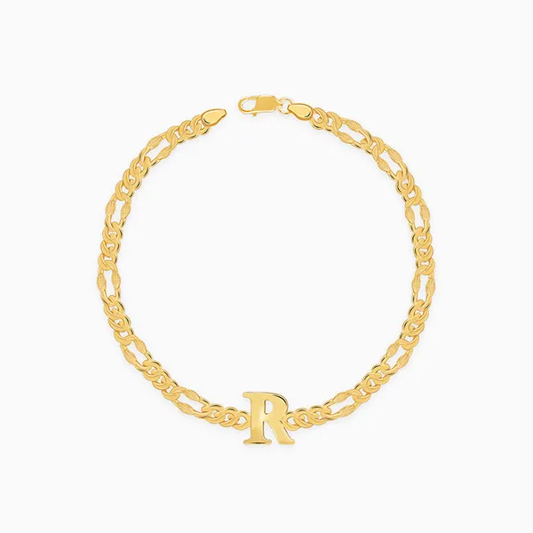 Golden_Personalised_Alpha_Initial_Bracelet_For_Him