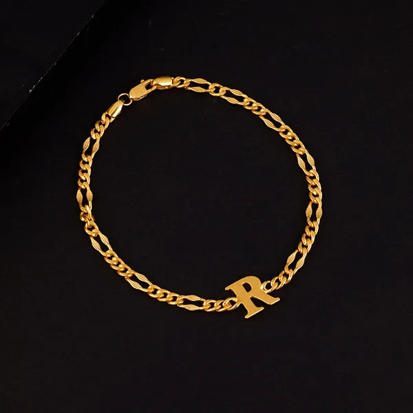 Golden_Personalised_Alpha_Initial_Bracelet_For_Him