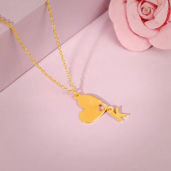 Golden_Personalised_Heart_Initial_Pendant