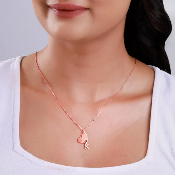 Rose_Gold_Personalised_Heart_Initial_Pendant