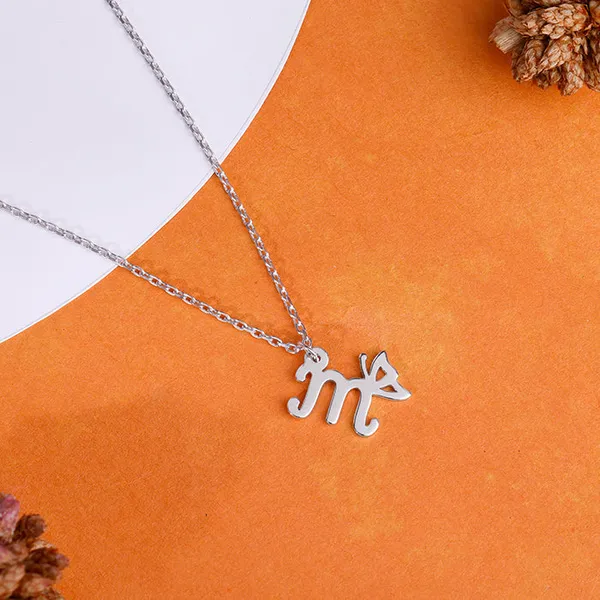 Silver_Personalised_Initial_Wings_Pendant