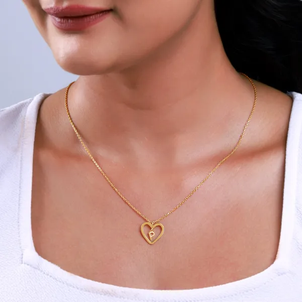 Golden_Personalised_Heart_of_Initial_Pendant