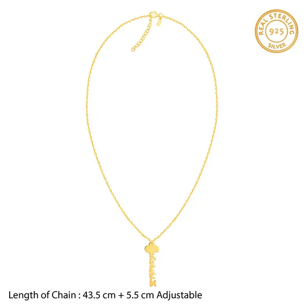 Golden_Personalised_Key_Pendant