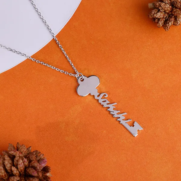 Silver_Personalised_Key_Pendant