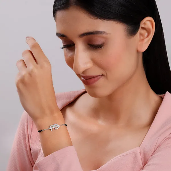 Silver_Personalised_Signature_Initial_Mangalsutra_Bracelet