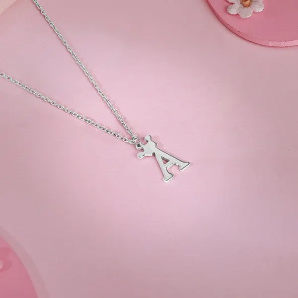 Silver_Personalised_Crown_Initial_Pendant