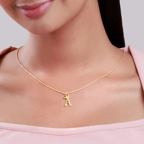 Golden_Personalised_Crown_Initial_Pendant