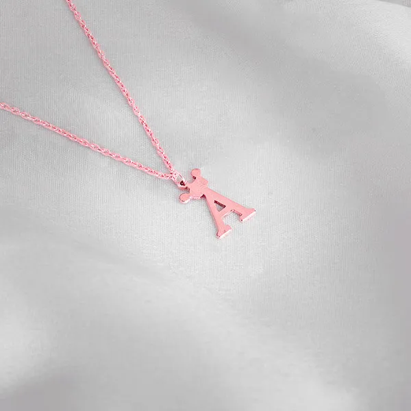 Rose_Gold_Personalised_Crown_Initial_Pendant