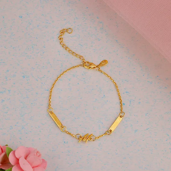 Golden_Personalised_Letter_Charm_Bracelet