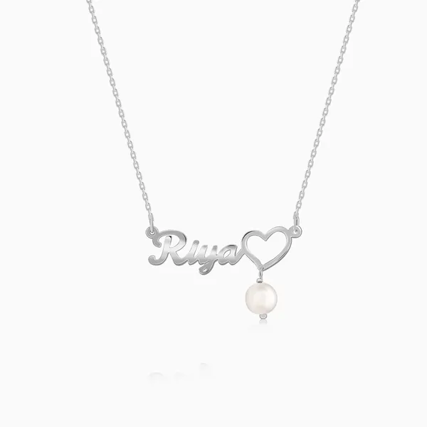 Silver_Personalised_Pearl_Heart_Necklace