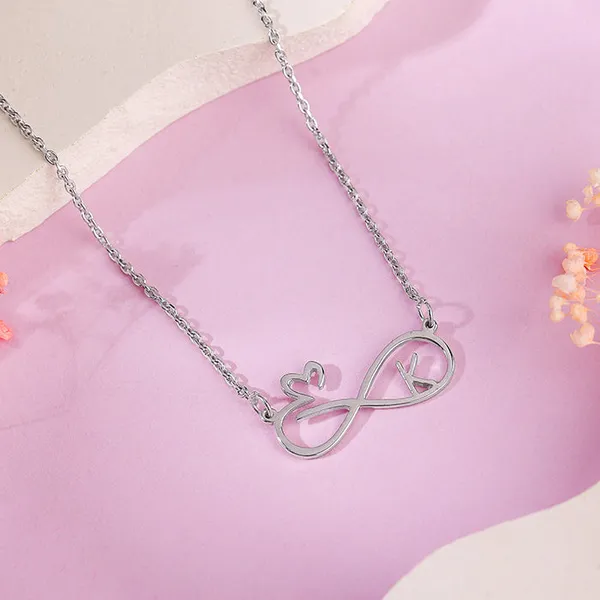 Silver_Personalised_To_Infinity_Necklace