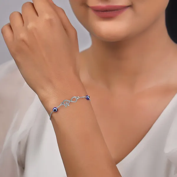 Silver_Personalised_Initial_Nazar_Bracelet