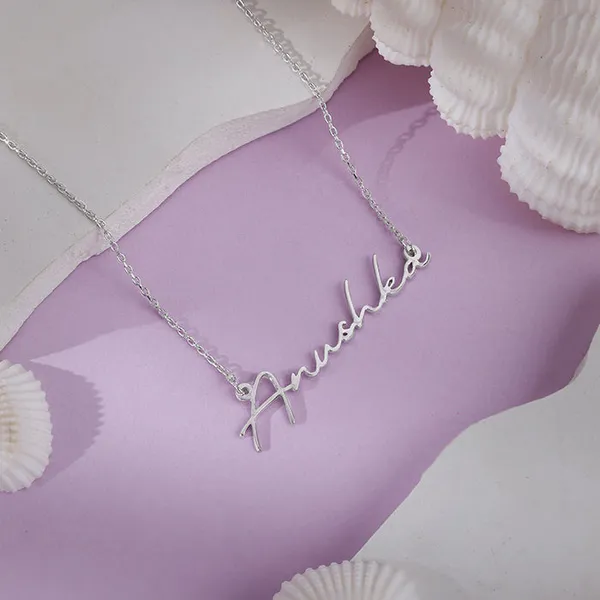 Silver_Personalised_Signature_Name_Necklace