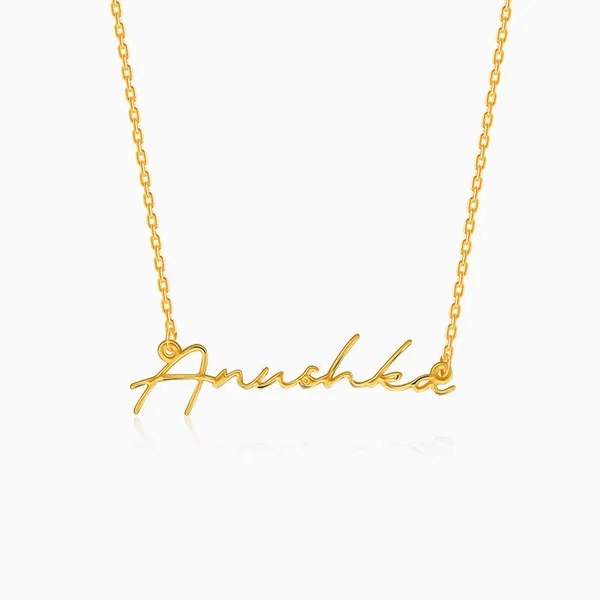 Golden_Personalised_Signature_Name_Necklace