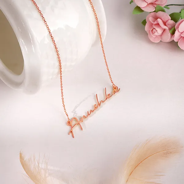 Rose_Gold_Personalised_Signature_Name_Necklace