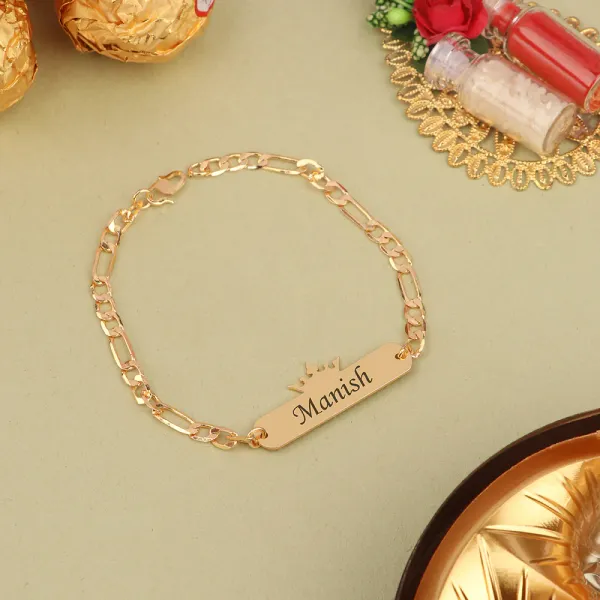 Personalized_Brass_Crown_Name_Rakhi_Bracelet