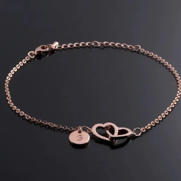 Personalized_Double_Hearts_Initial_Anklet