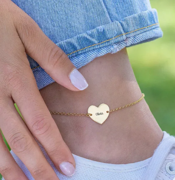 Personalized_Engraved_Heart_Charm_Name_Anklet