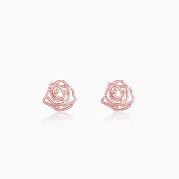 Rose_Gold_Plated_Cutout_Rose_Flower_Stud_Earrings_for_Women_&_Girls