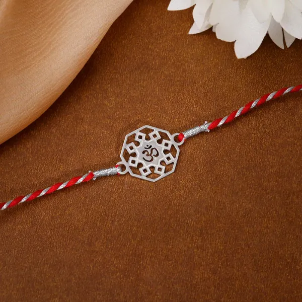 Silver_Hexagon_Om_Rakhi