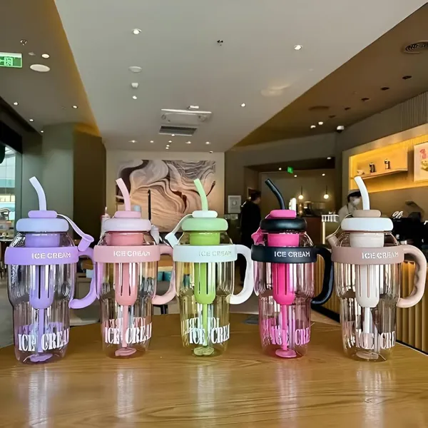 Flagged_Bpa-Free_Pc_And_Pp_Plastic,_Food-Grade_Silicone_Straw_Kids_Water_Bottle_For_Unisex_Pack_Of_2