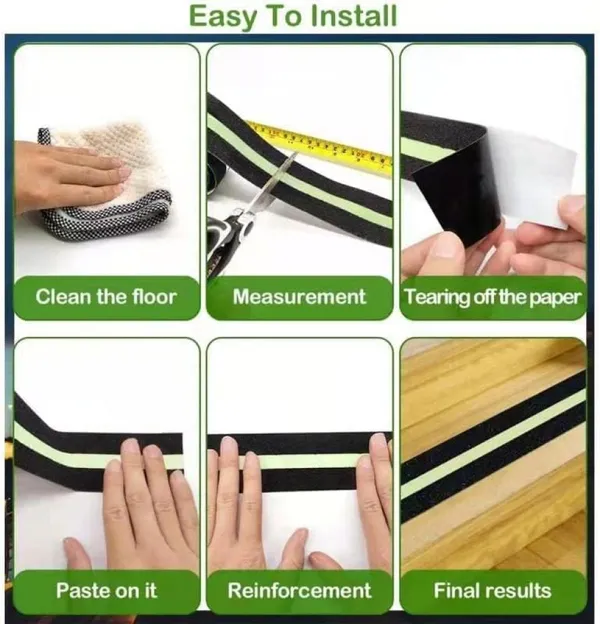 Black_Waterproof_Pet_Film_And_Photoluminescent_Luminous_Material_Safety_Tape_For_All_Age_Groups