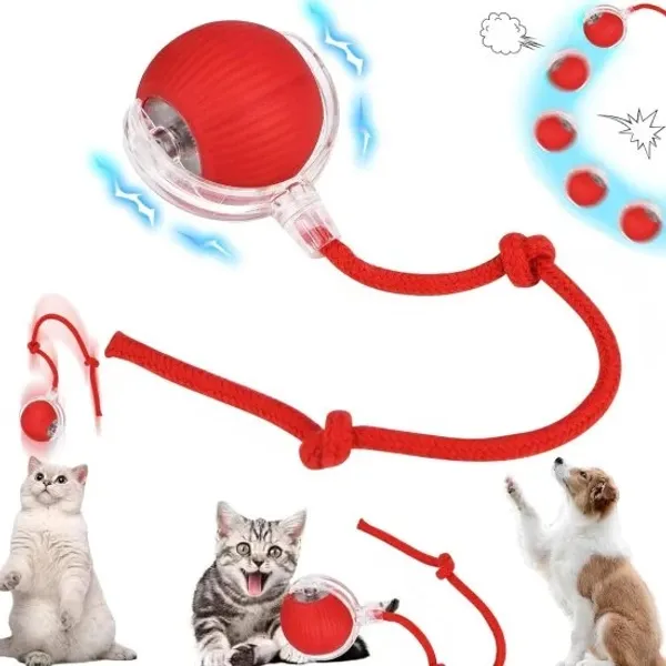Red_Abs_Plastic_And_Soft_Protective_Silicone_Interactive_Ball_Toy_For_Cats_Pack_Of_2