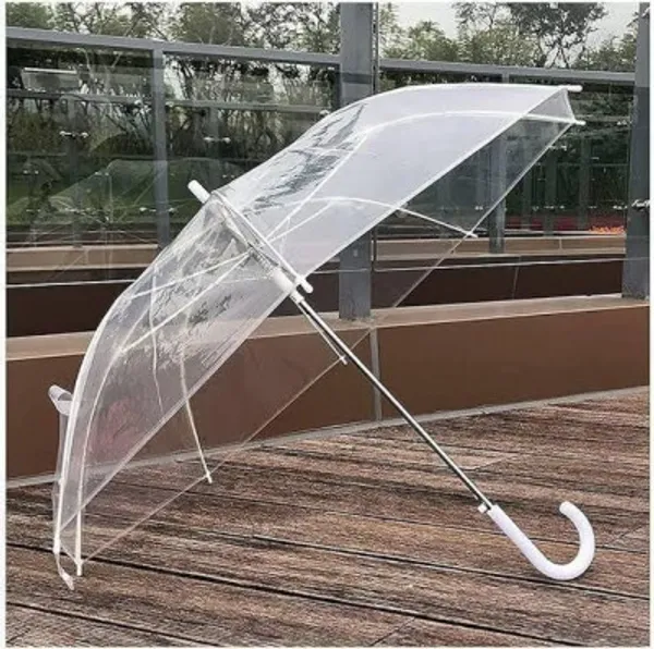 Transparent_Waterproof_Poe_Pvc_Canopy,_Fiberglass_Ribs_And_Plastic_J-Handle_Transparent_Umbrella_For_All_Age_Groups