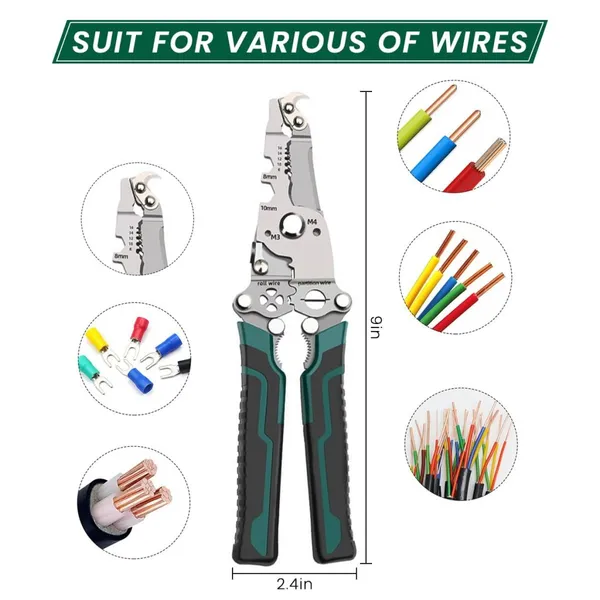 Silver_High-Carbon_Forged_Steel_And_Non-Slip_Tpr_Rubber_Wire_Stripper_And_Cutter_Tool_For_Electrical_Work,_Wire_Stripping,_Cutting_And_Crimping
