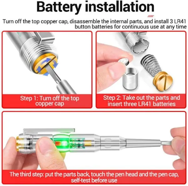 Multicolor_Crystal_As_Insulated_Plastic_Shell_And_Hardened_Carbon_Steel_Probe_Electric_Voltage_Tester_With_Led_Indicator_For_Home_Electrical_Maintenance,_Professional_Electrician_Work,_Testing_Power_Outlets_And_Switches_Pack_Of_5