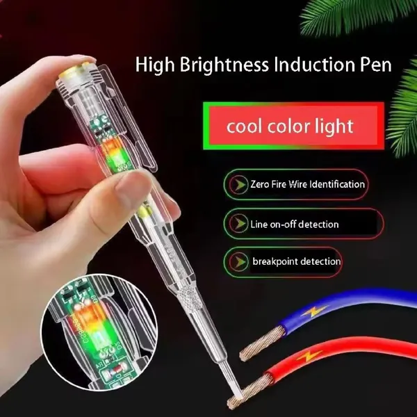 Multicolor_Crystal_As_Insulated_Plastic_Shell_And_Hardened_Carbon_Steel_Probe_Electric_Voltage_Tester_With_Led_Indicator_For_Home_Electrical_Maintenance,_Professional_Electrician_Work,_Testing_Power_Outlets_And_Switches_Pack_Of_5