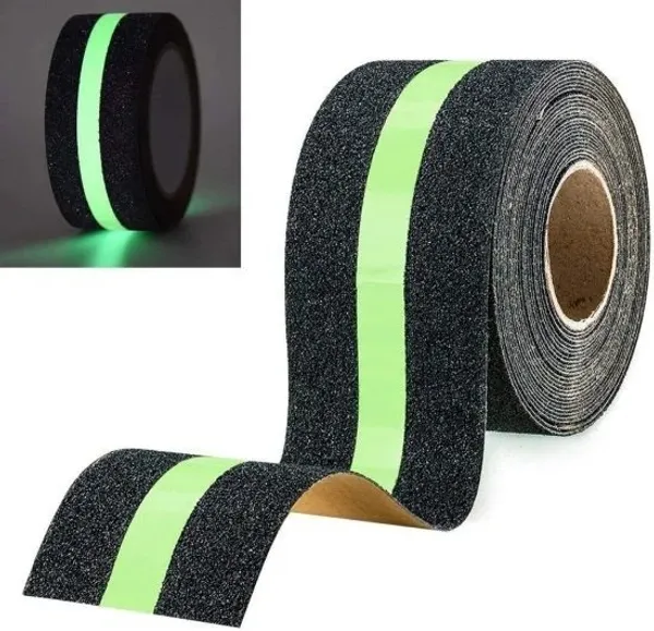Black_Waterproof_Pet_Film_And_Photoluminescent_Luminous_Material_Safety_Tape_For_All_Age_Groups
